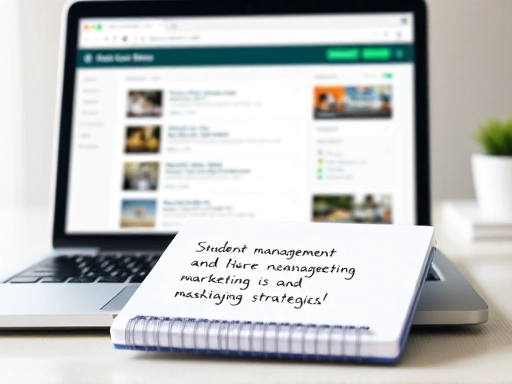 노트북 화면에 온라인 강의 판매 플랫폼(클래스101 또는 탈잉 UI)의 강의 목록이 클로즈업되어 보이는 장면