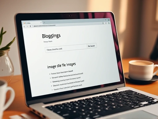 블로그 게시물에 삽입된 노트북 화면 클로즈업.