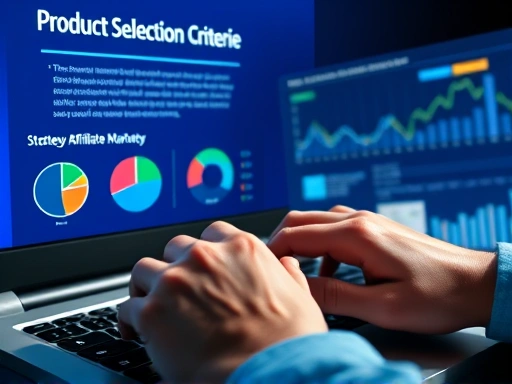 클로즈업된 손이 키보드를 두드리며 블로그 글을 작성하고 있다.