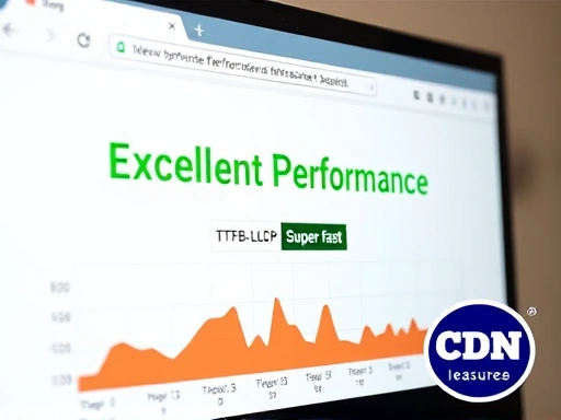 블로그 페이지 로딩 속도를 측정하는 웹 브라우저 화면의 클로즈업.