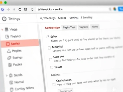 티스토리 관리자 페이지의 핵심 메뉴와 설정 화면이 클로즈업된 이미지