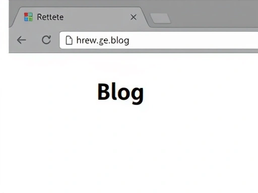 웹 브라우저 탭에 블로그 파비콘이 선명하게 표시된 모습