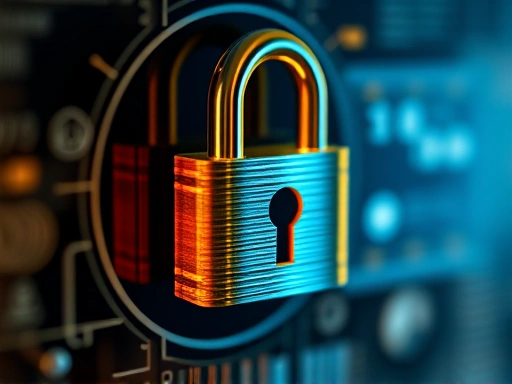 잠금 아이콘이 여러 겹으로 겹쳐진 이미지