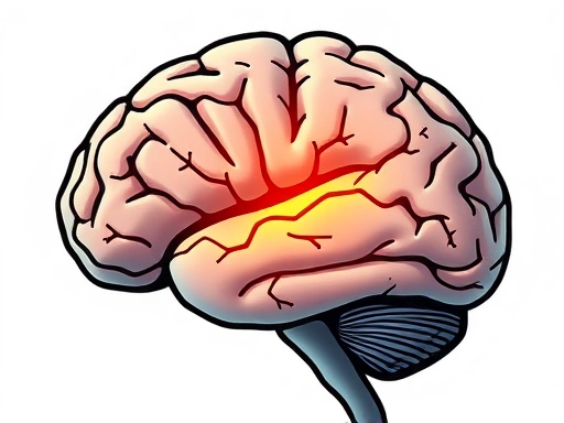 Close-up shot of the hippocampus area within a stylized brain, showing active neural connections and pathways, symbolizing learning and memory formation.