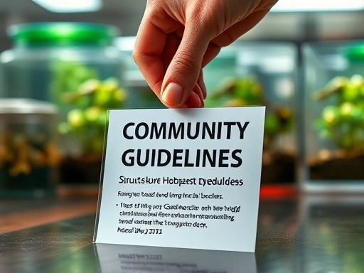 A close-up shot of a hand gently placing a clear 