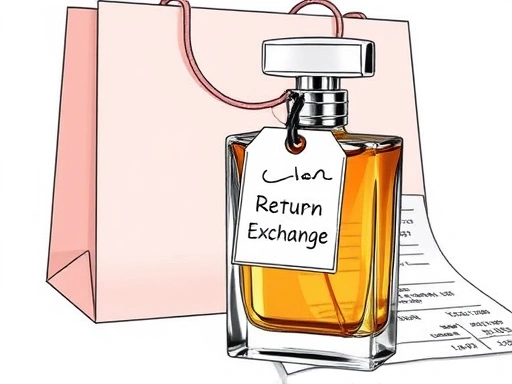 A detailed, clear illustration of a perfume bottle with a 