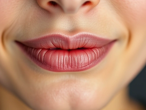 Close-up of lips vibrating with the 'Aum' sound during mantra meditation, focus on subtle sound waves, SEO keywords: Aum sound, meditation