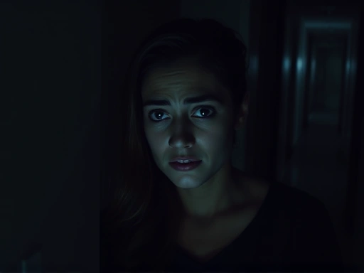 인도 자이푸르의 어느 후텁지근한 여름밤, 갑자기 전기가 끊긴 호텔 방과 어두운 복도를 스마트폰 손전등에 의지해 비추는 장면