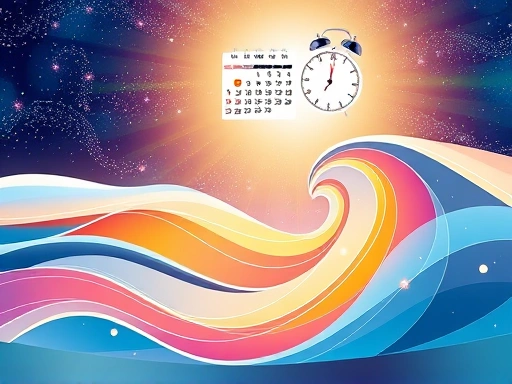 밝고 희망찬 분위기