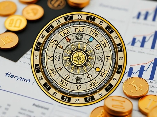 점성술 차트의 상세한 행성, 하우스, 에스펙트가 표시된 이미지