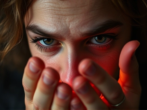 어려운 위기 상황에 직면했을 때, 운세에 대한 관점을 재정립하고 현실적인 대응과 심리적 회복탄력성을 강조하는 클로즈업 이미지