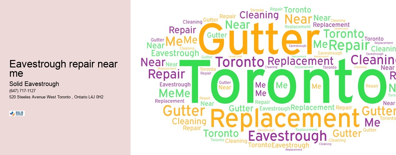 Eavestrough repair near me