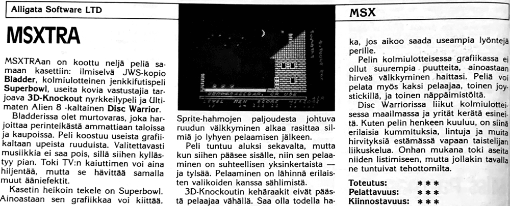 MSXTRA