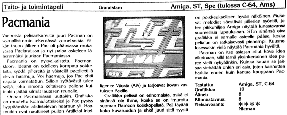 Pacmania