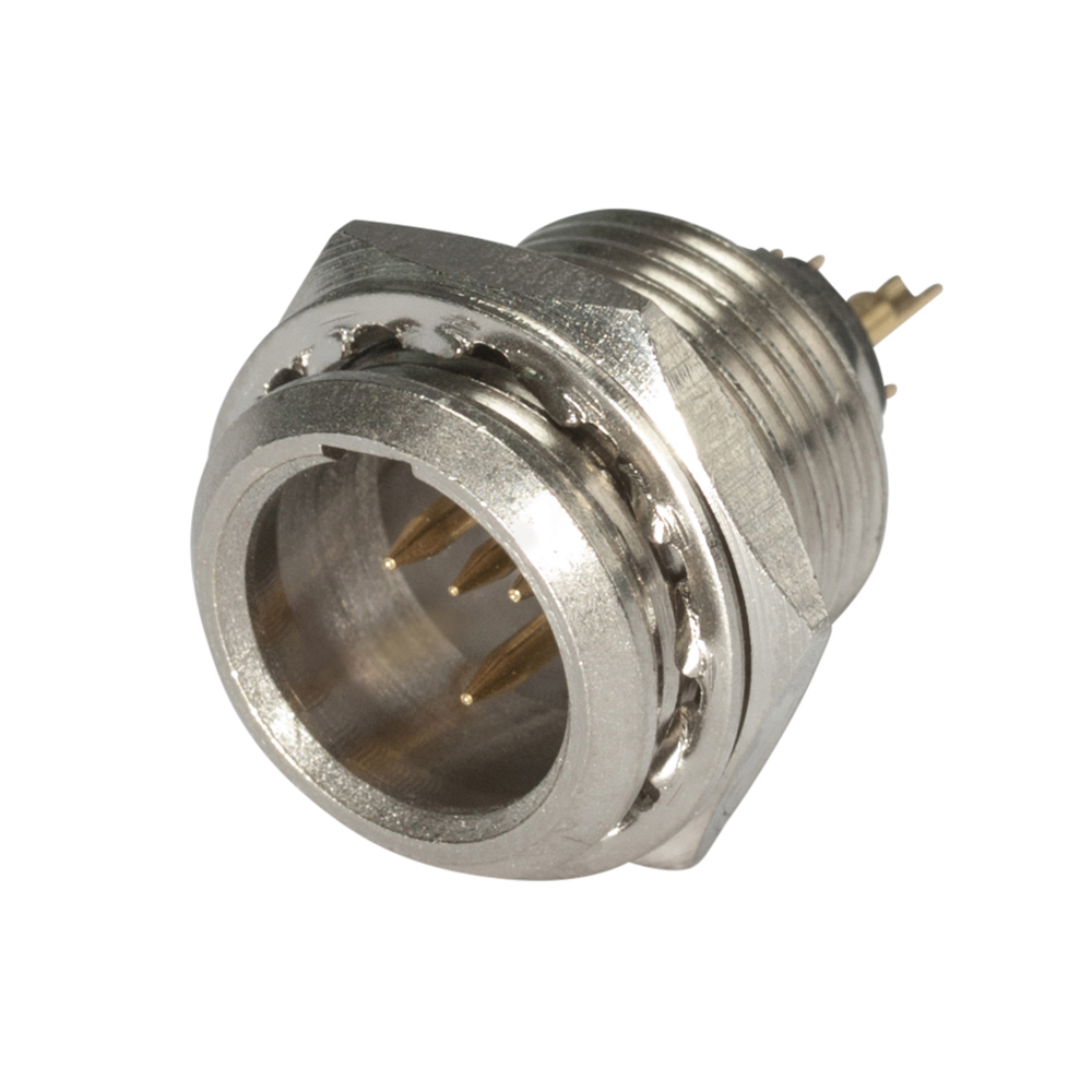 HICON-Mini-XLR Einbau-Stecker 4-pol