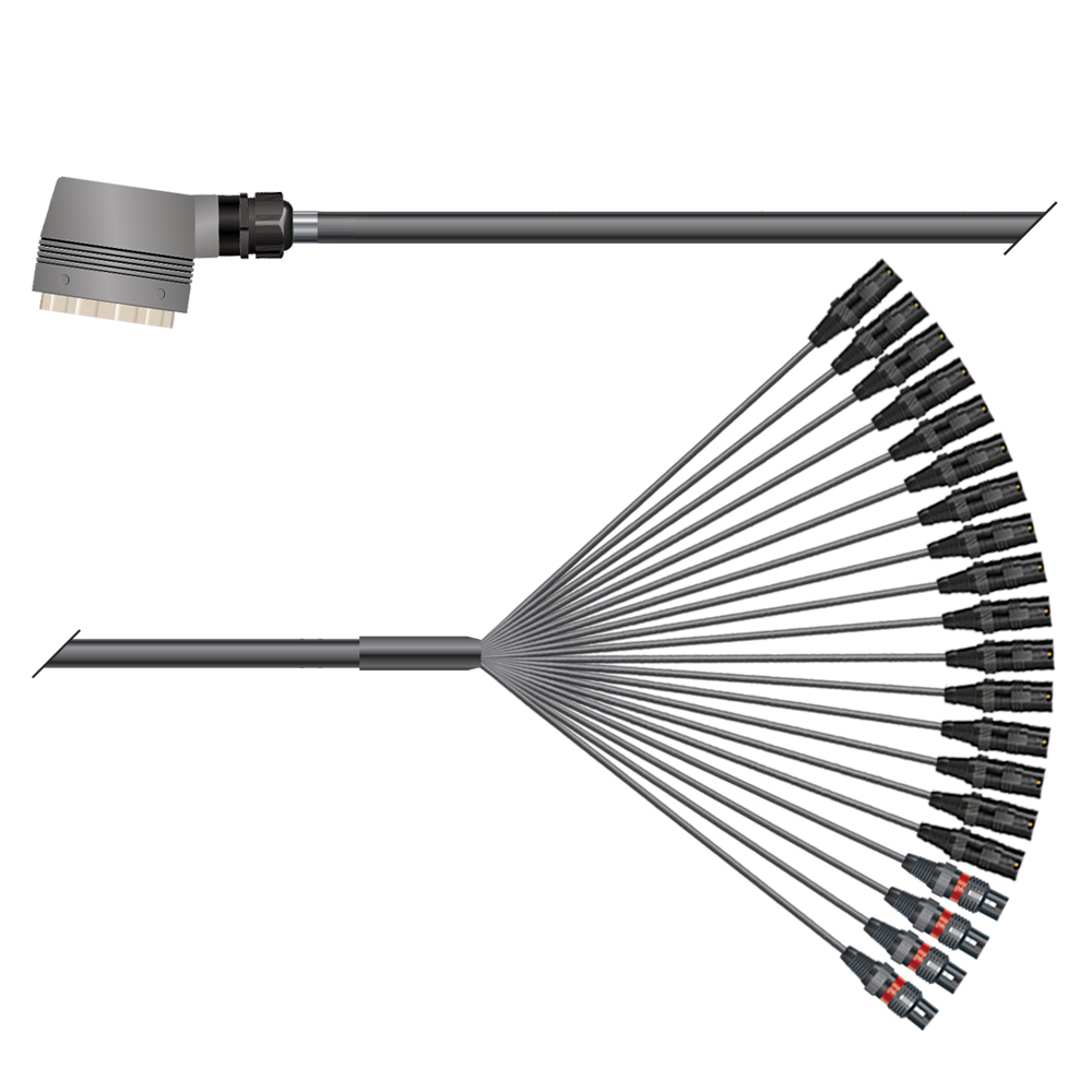 Multicorekabel Quantum, schwarz, 25,00m