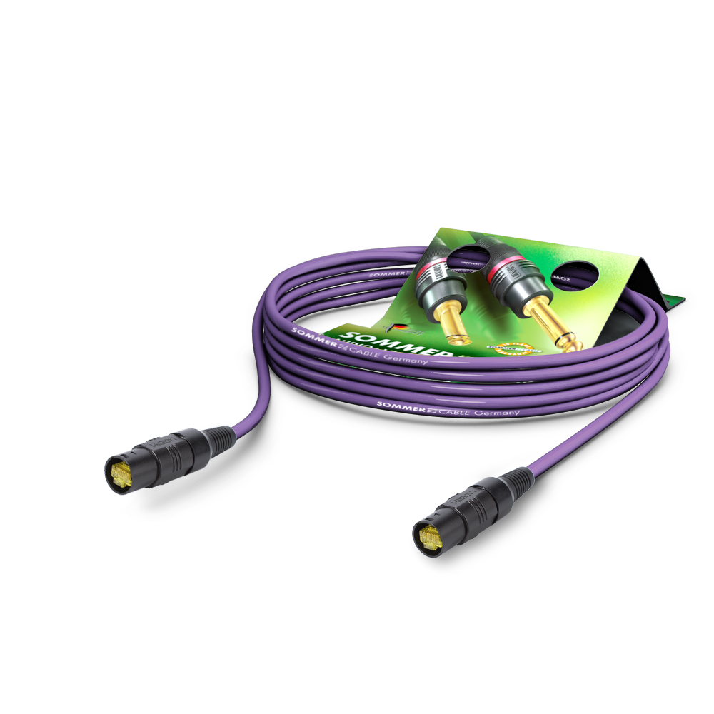Netzwerkkabel CAT7 PUR, violett,  2,00m