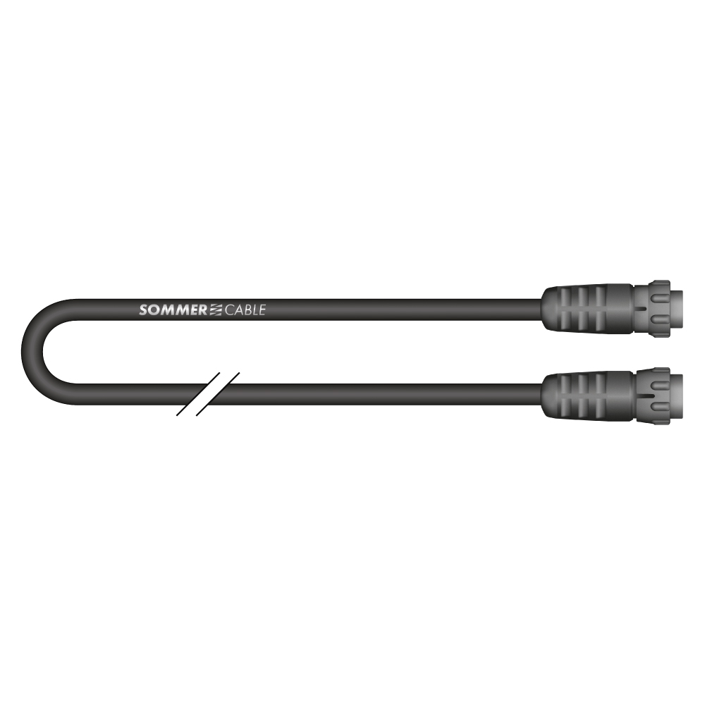 Hybrid Kabel Kolorith Mini, sw,  5,00m