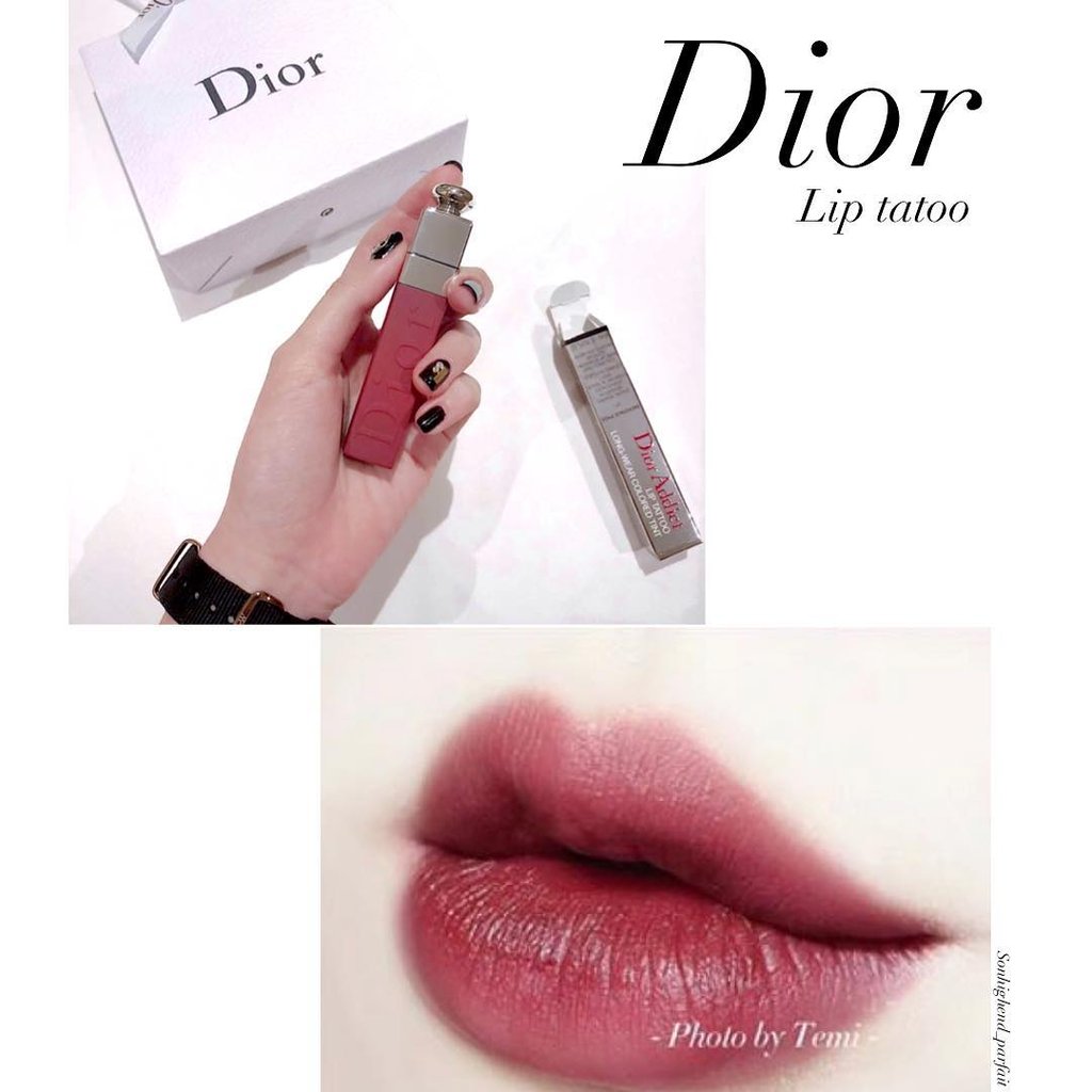 Dior Addict Lip Tattoo 771 Natural Berry  Lipstick Unboxing  Swatches   YouTube