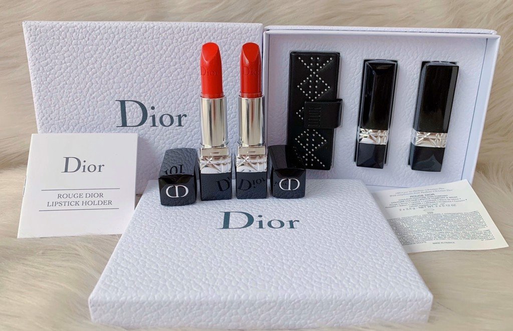 Amazoncom  Christian Dior Rouge Dior Couture Lipstick Satin  080 Red  Smile Lipstick Refillable Women 012 oz  Beauty  Personal Care