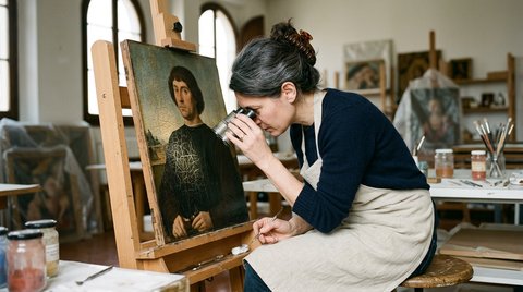 The Cracked Varnish of the Flemish Masters
