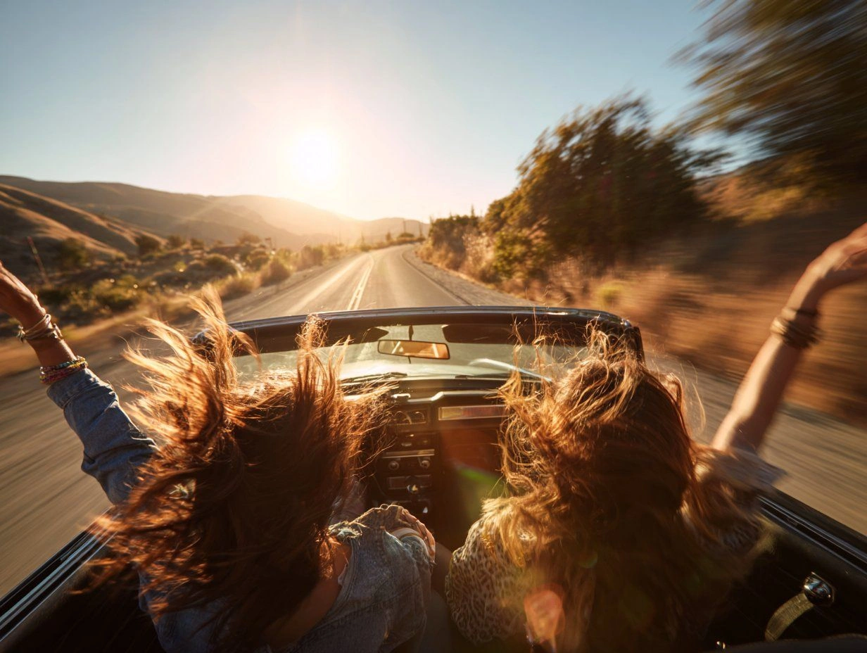 Cinematic Freedom: Unchained Flight in Golden Hour