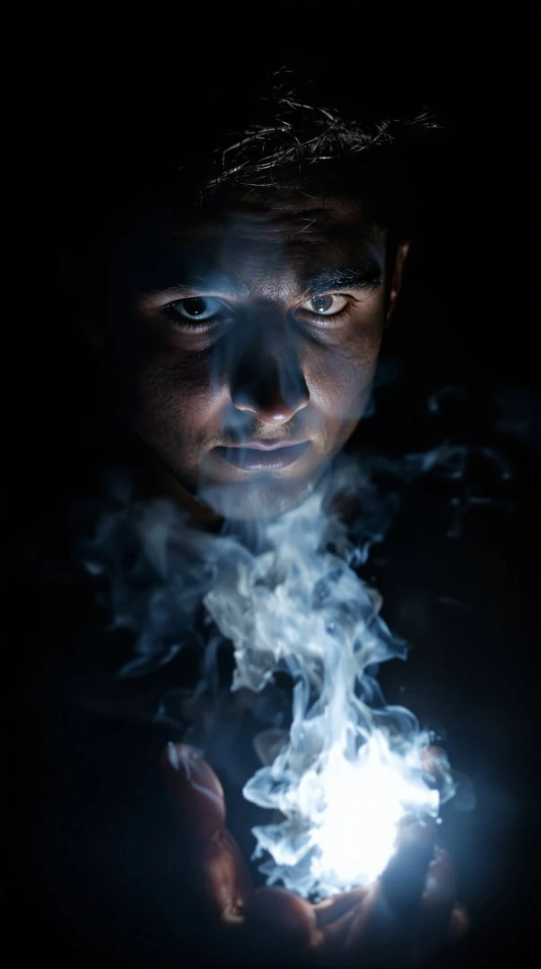 Dramatically Lit Male Portrait - Example 1