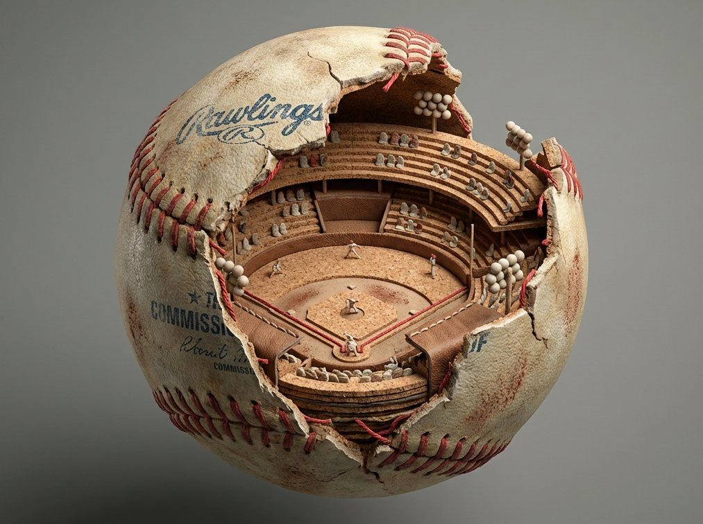 Fractured Miniature World in Monochrome - Example 1