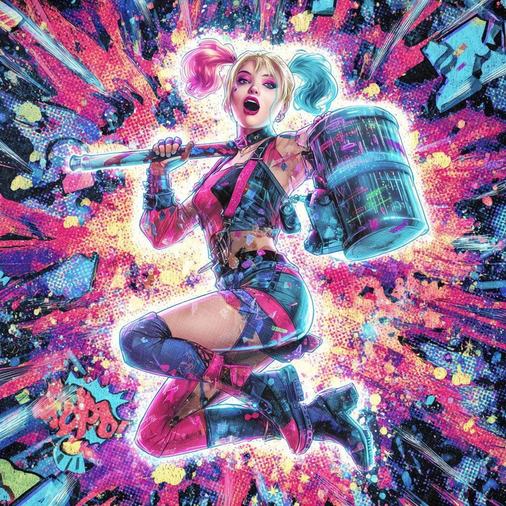 Holo-comic Showdown - Example 1