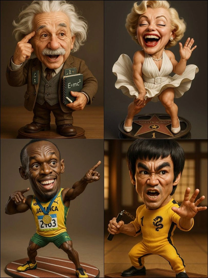 Hyper-realistic 3d Caricature