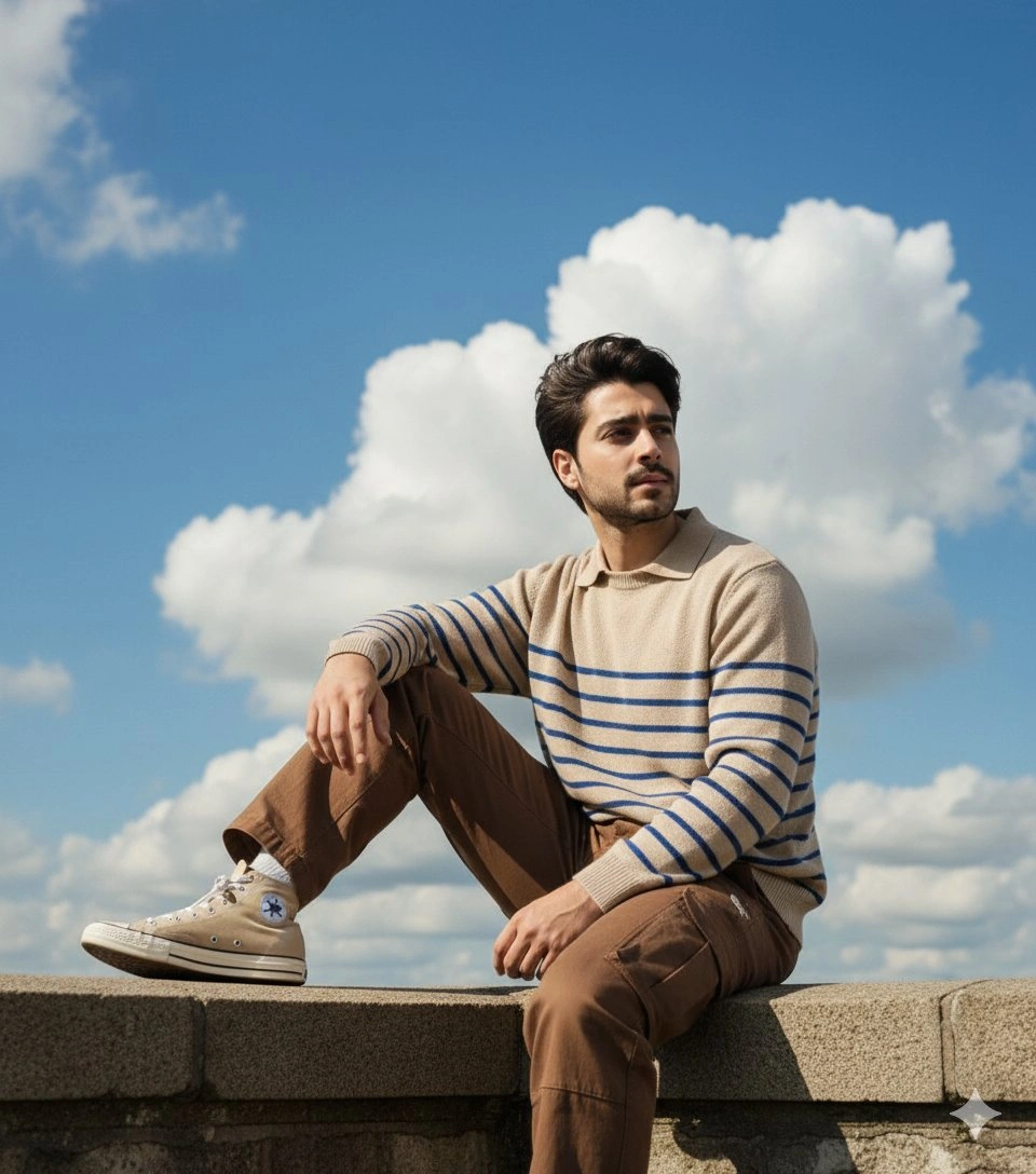 Peaceful Moment Dreaming Towards The Sky - Example 1