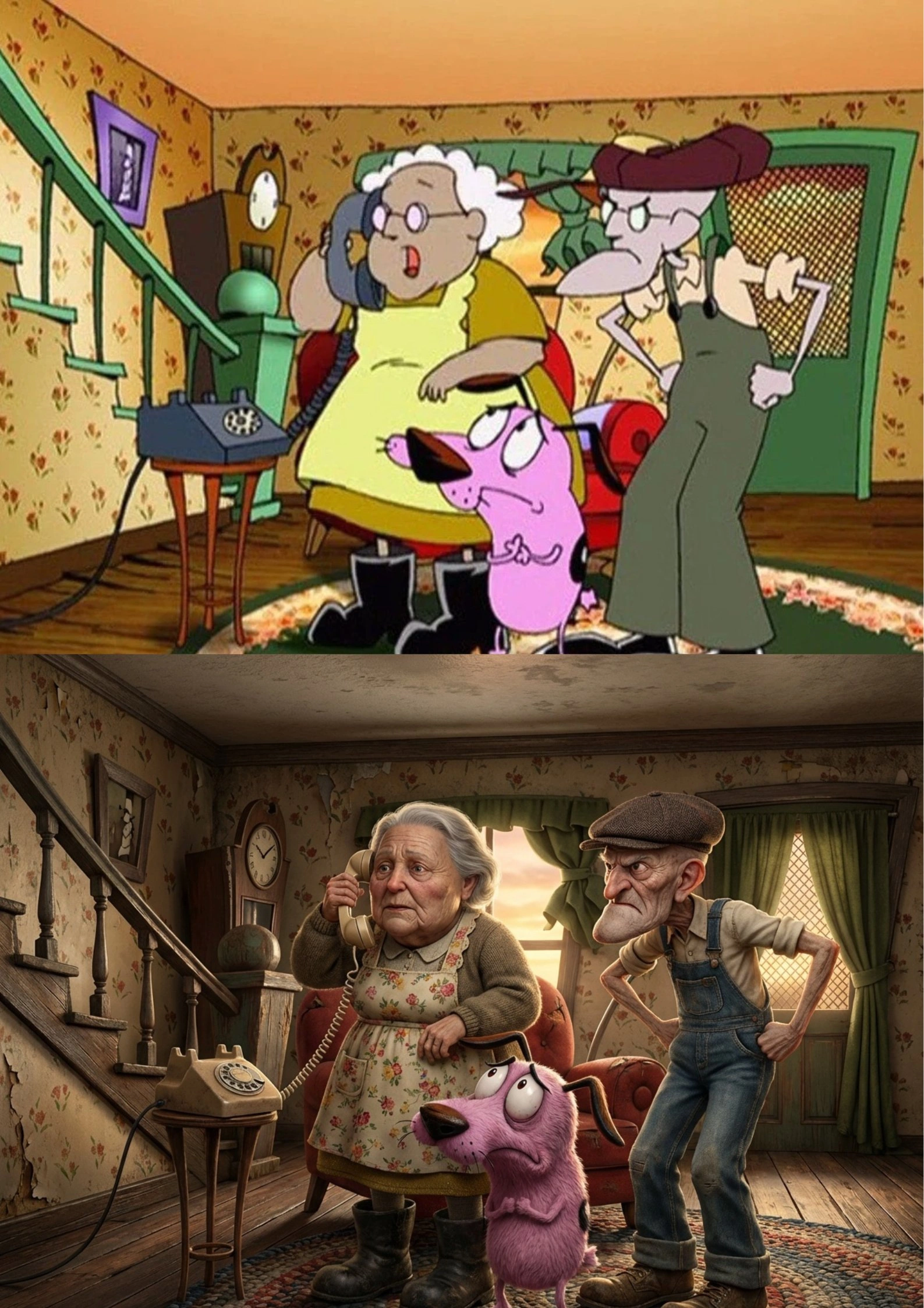 Realistic Animated Scene Transformation - Example 1