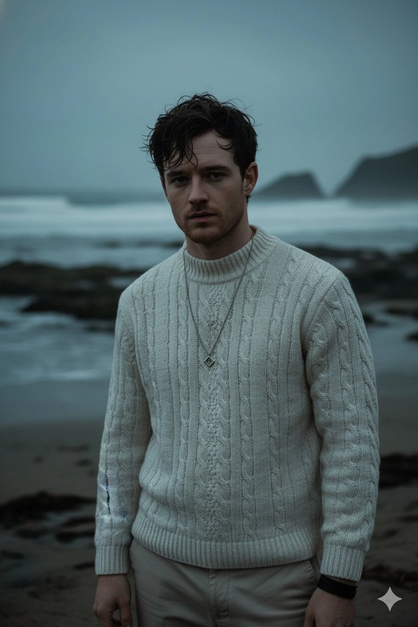 Serene Twilight Beach Scene - Example 1