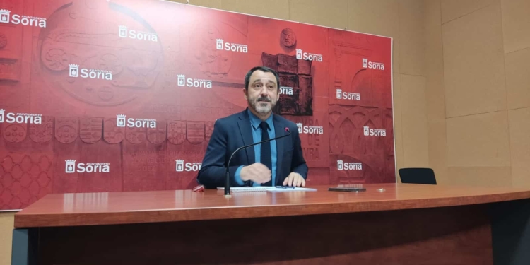 Javier Muñoz Expósito. Concejal de Hacienda de Soria. 13-02-2024.