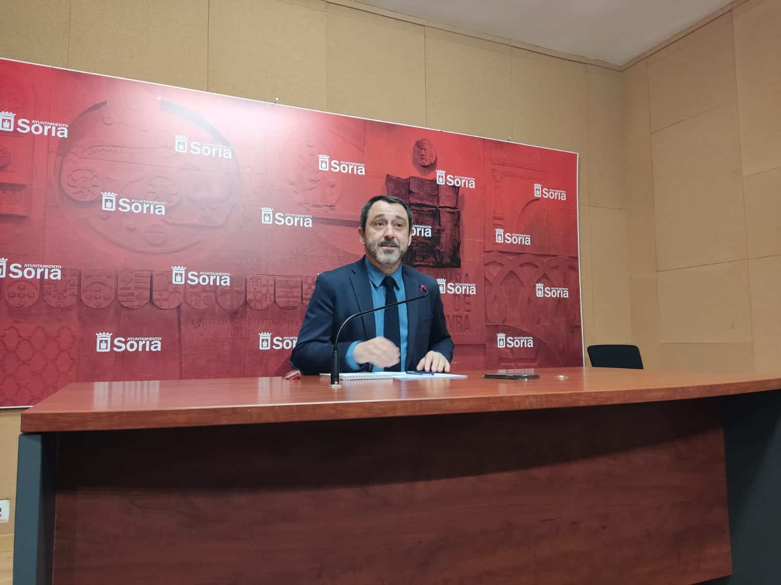 Javier Muñoz Expósito. Concejal de Hacienda de Soria. 13-02-2024.