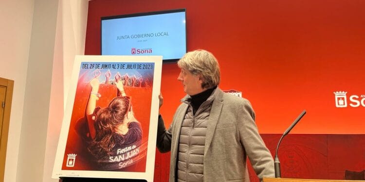 El cartel de Cristina Antón ganó el concurso de San Juan 2023