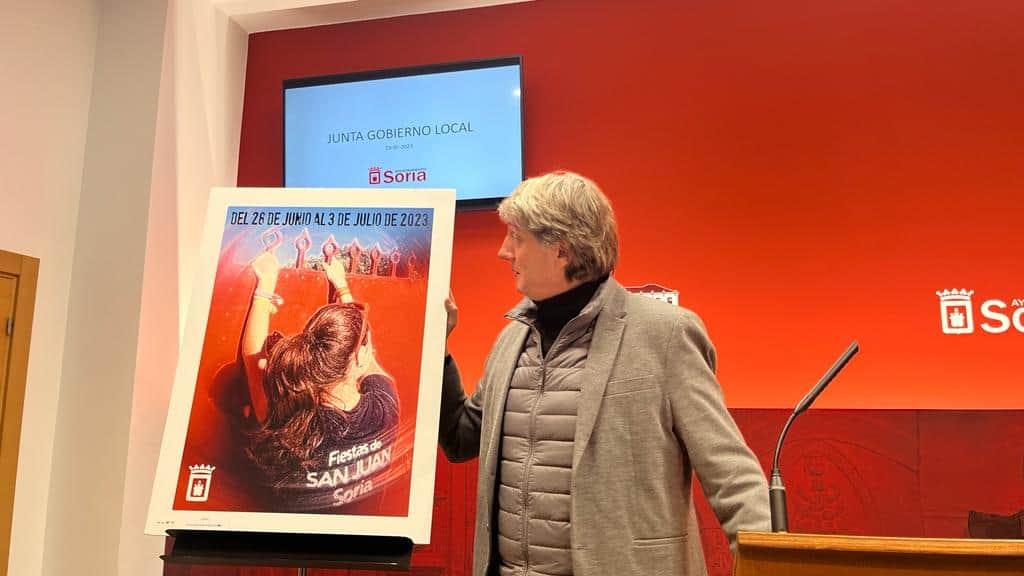 El cartel de Cristina Antón ganó el concurso de San Juan 2023