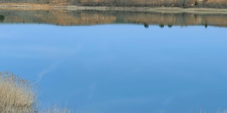 Embalse de Monteagudo de las Vicarías.