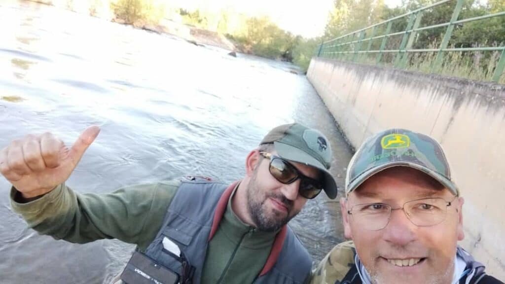 FOTO: Rodrigo García con Miguel Ángel García, que finalizó tercero.
