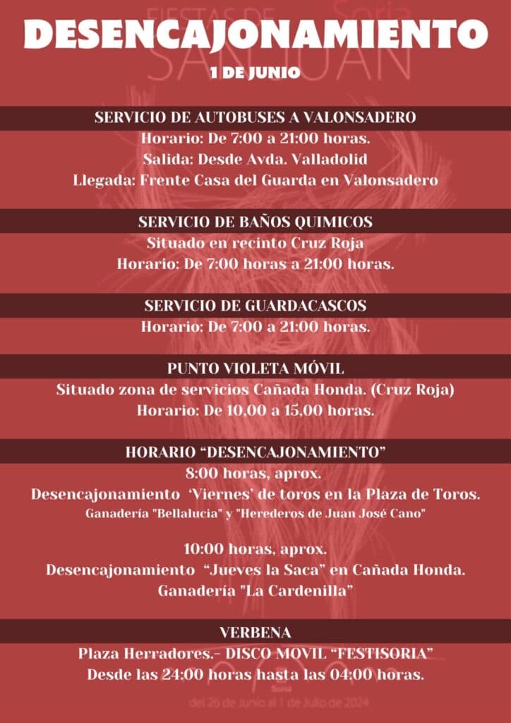 Desencajonamiento 2024