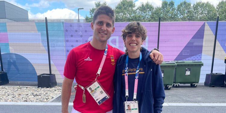 Rafa Revilla y Marta Pérez en los JJOO de París.