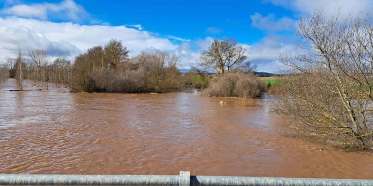 Río Duero a su paso por Tardajos SO-P-3227.