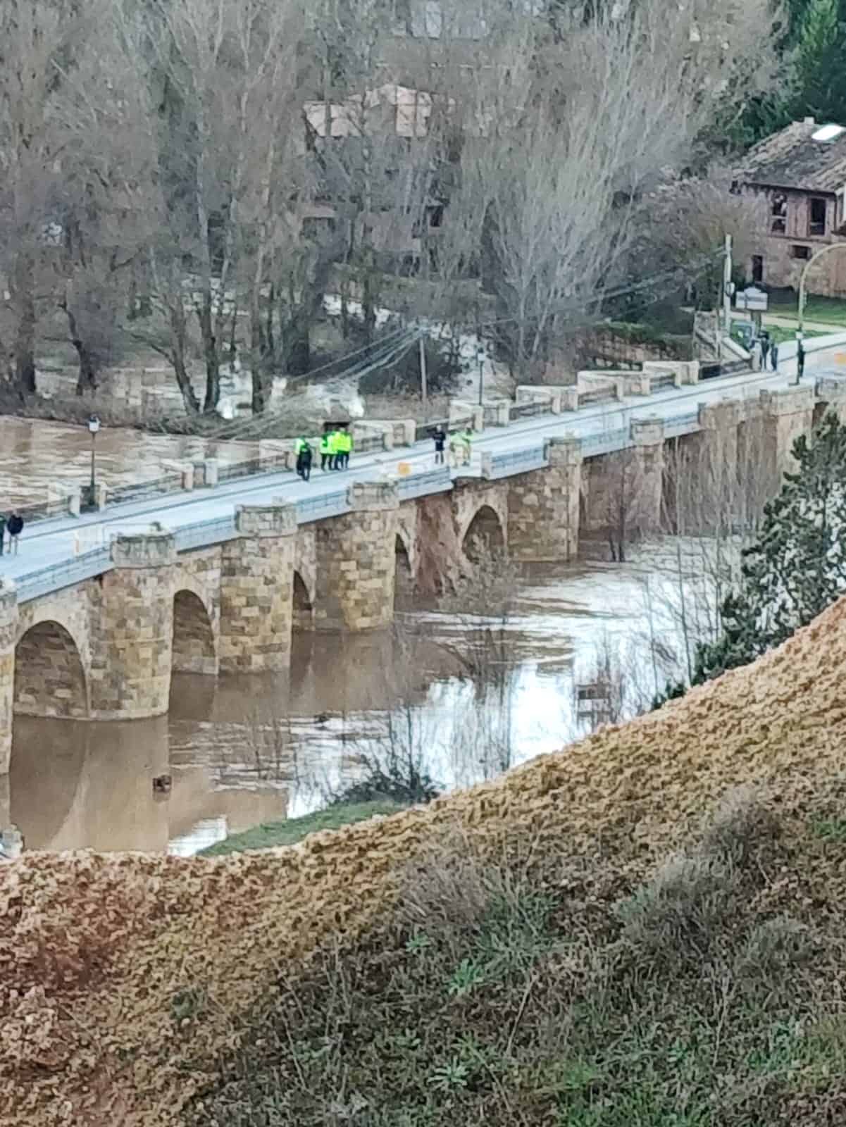 Derrumbe en el puente de San Esteban de Gormaz. 10-03-2025