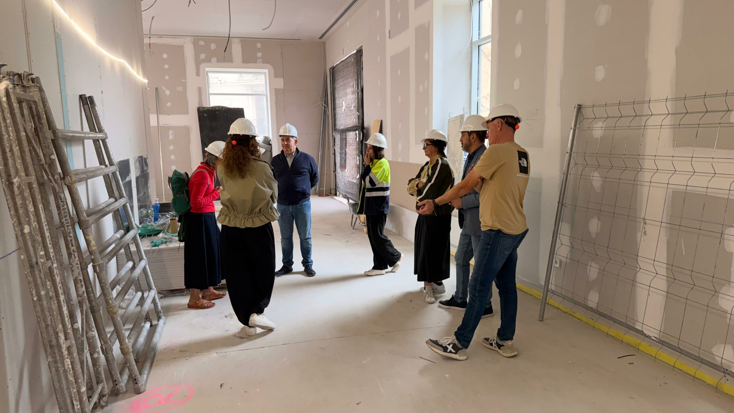 Visita de las obras del Centro Nacional de Fotografía.- Ayuntamiento de Soria