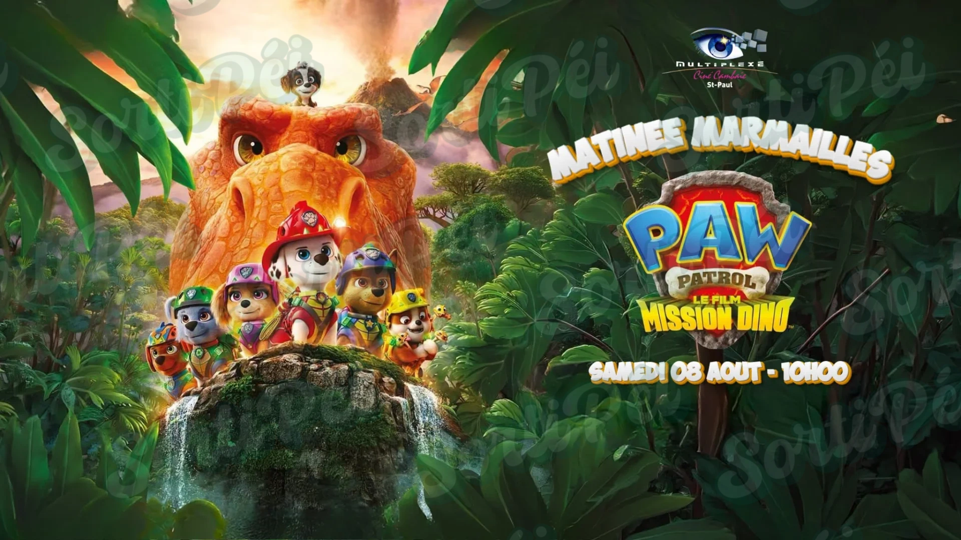 Cinéma - Matinée marmailles : Pat’ Patrouille « Mission Dino »