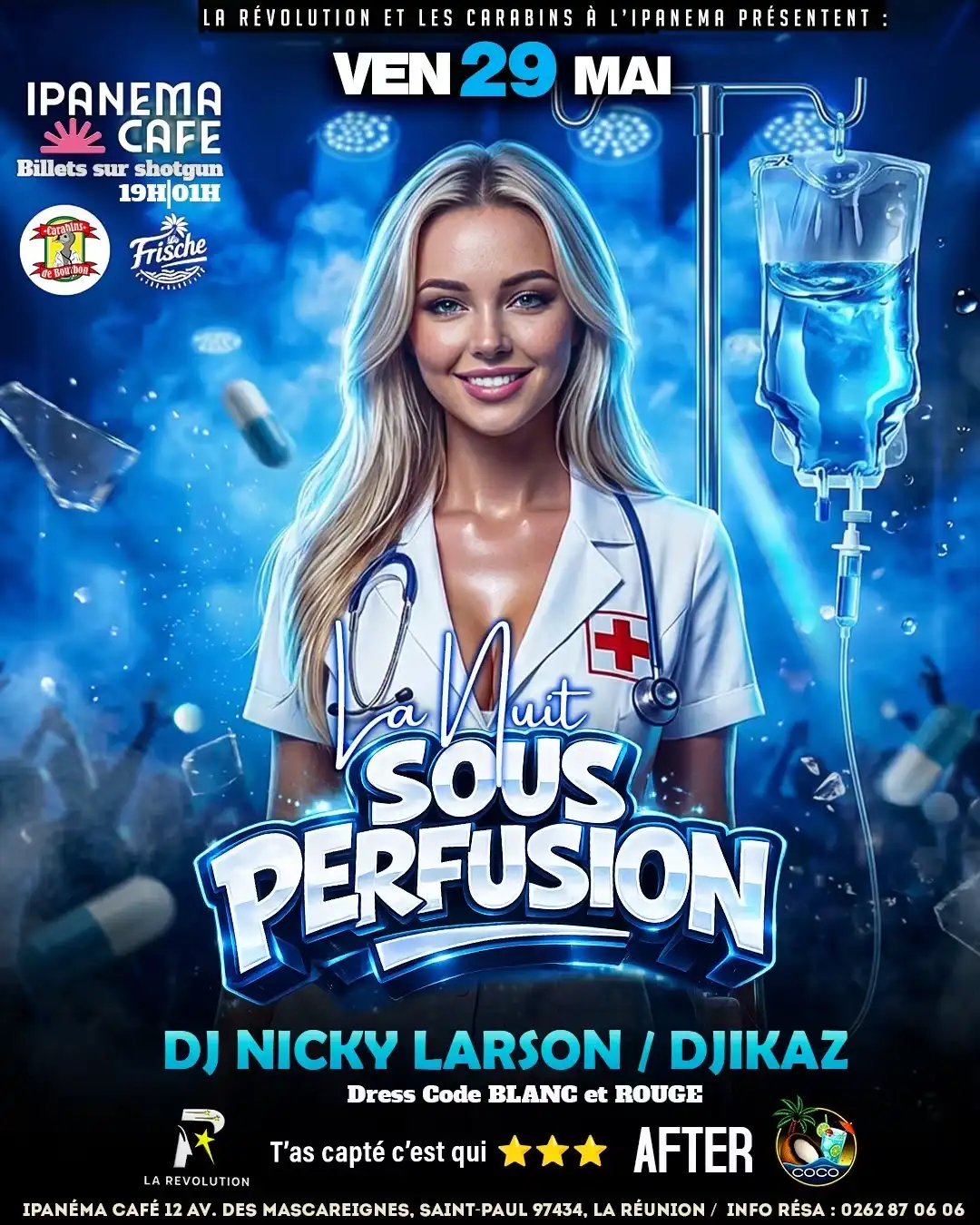 Soirée - La nuit sous perfusion