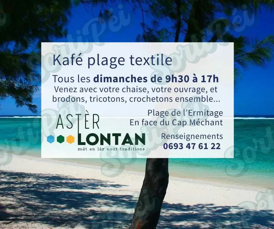 Atelier - Kafé textile à la plage