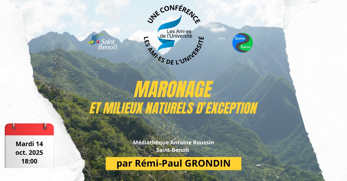 Conférence - Maronage et milieux naturels d’exception