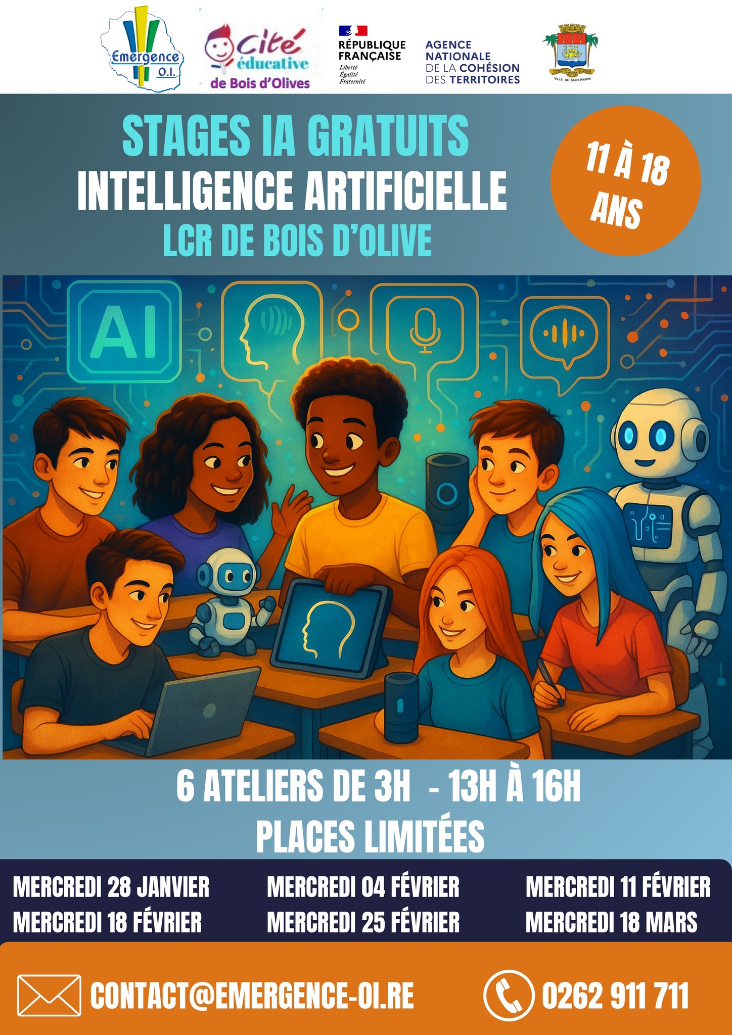 Atelier - Initiation à l'intelligence artificielle pour les 11-18 ans