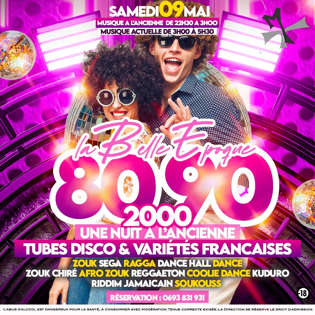 Soirée - La Belle Époque 80/90/2000